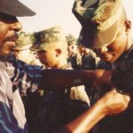 My Father Pinning My Airborne Wings