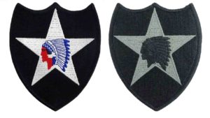 2nd Infantry Division Patches (Full color and Subdues)